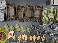VINTAGE 1963 SANDS OF IWO JIMA MINIATURE PLAYSET BY LOUIS MARX TOY HONG KONG