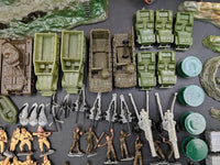 VINTAGE 1963 SANDS OF IWO JIMA MINIATURE PLAYSET BY LOUIS MARX TOY HONG KONG