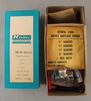 Vintage 1962 Renwal Products Visible Airplane Engine 1/4 Scale Model Kit & Box