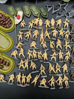 VINTAGE 1963 SANDS OF IWO JIMA MINIATURE PLAYSET BY LOUIS MARX TOY HONG KONG
