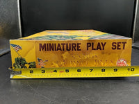 VINTAGE 1963 SANDS OF IWO JIMA MINIATURE PLAYSET BY LOUIS MARX TOY HONG KONG